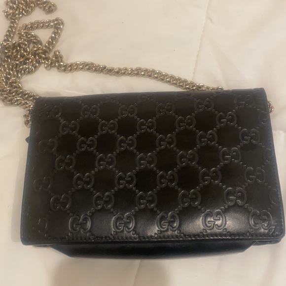 Gucci, black, wallet on a chain - Picture 3 of 4